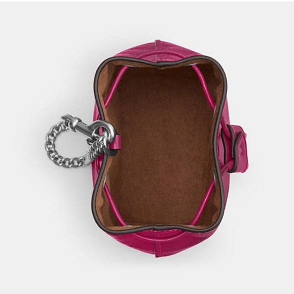 New🩷Coach Drawstring Wristlet- Pink - Picture 4 of 4